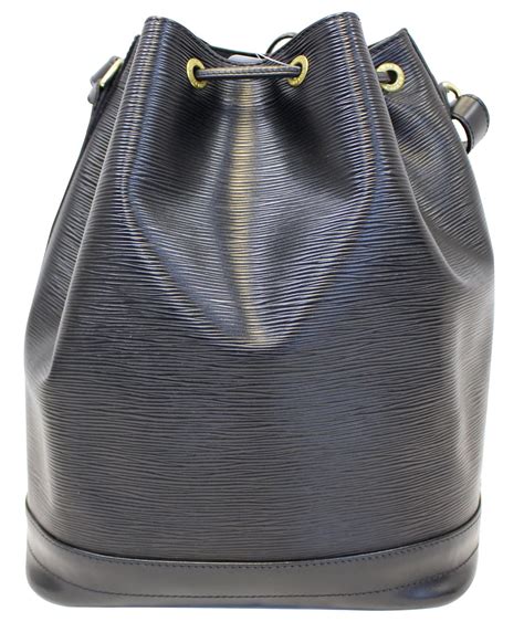 louis vuitton black epi leather bucket bag|Louis Vuitton epi leather wallet.